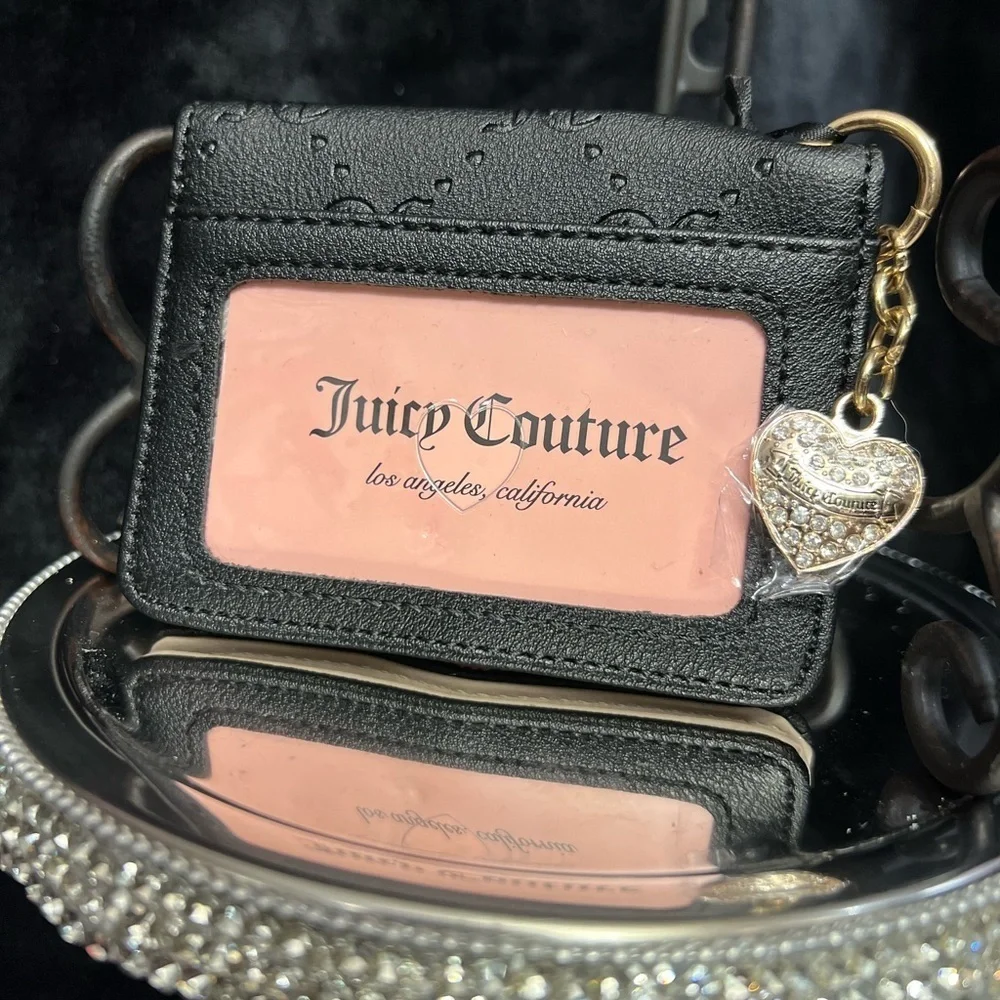 🖤🖤NWT JUICY COUTURE LIQUORICE “ONLY YOU AND ME CC KEY FOB”🖤🖤